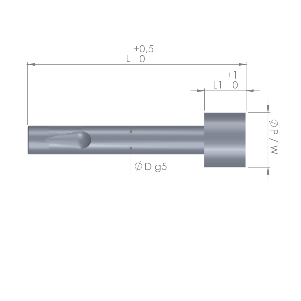 Nose Large Ball Lock Punch